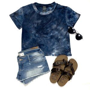 Drop Shoulder Tie Dye Tee